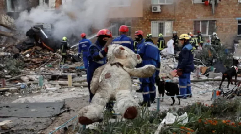 Russian missile attacks on Kyiv kill at least ten people during Christmas holidays